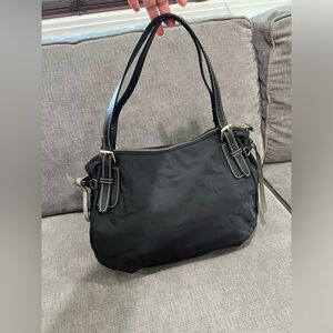 Dooney & Bourke Nina Nylon Leather Trim Bag